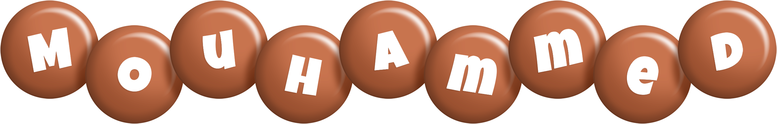 Mouhammed candy-brown logo