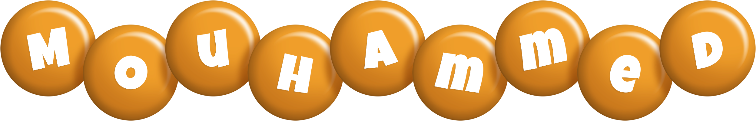 Mouhammed candy-orange logo