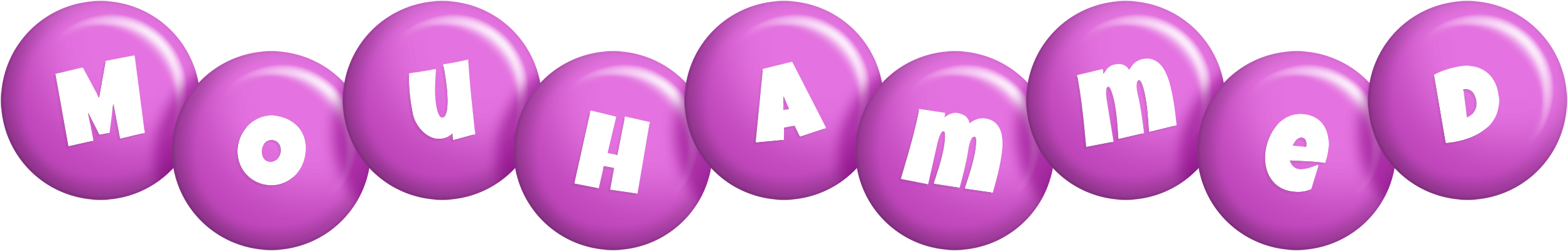Mouhammed candy-purple logo
