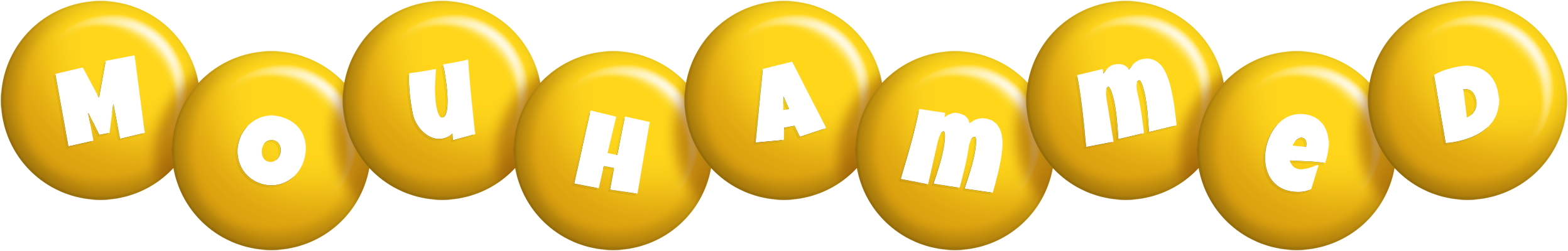 Mouhammed candy-yellow logo
