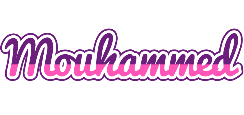 Mouhammed cheerful logo