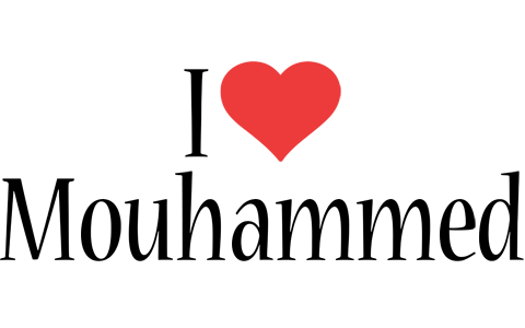 Mouhammed i-love logo