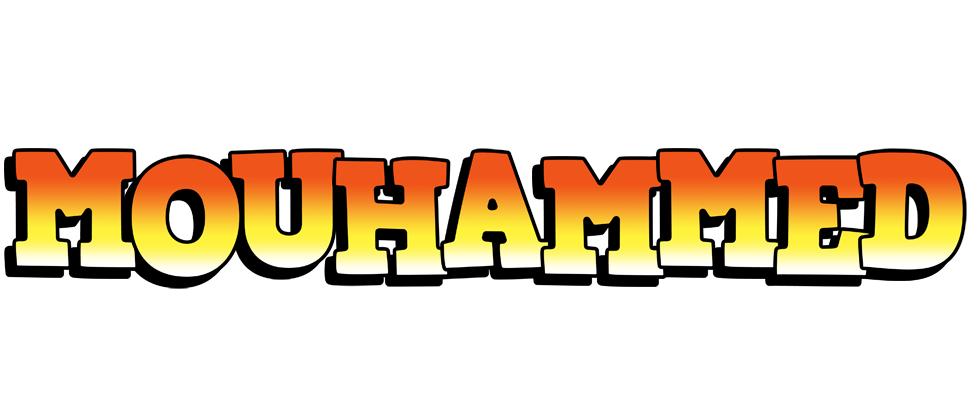 Mouhammed sunset logo