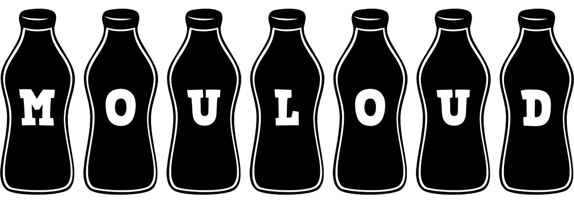 Mouloud bottle logo