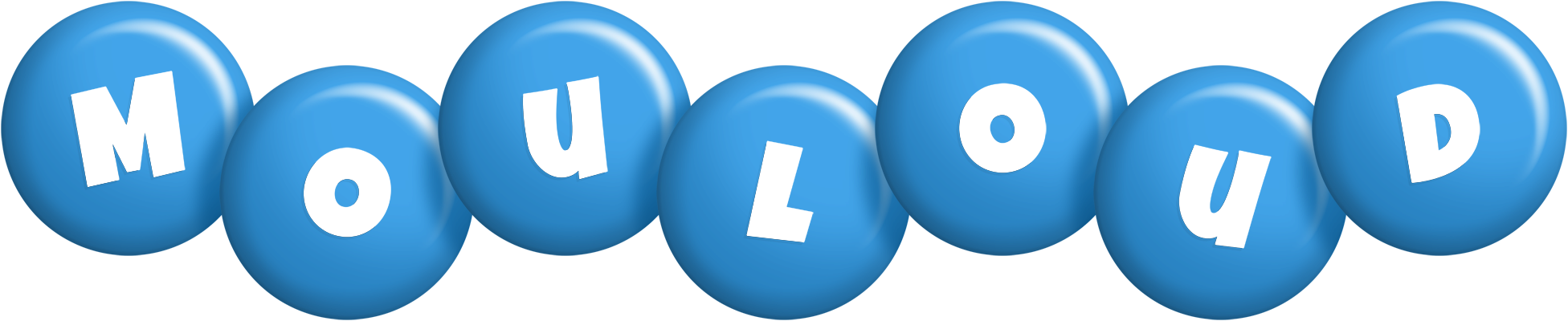 Mouloud candy-blue logo