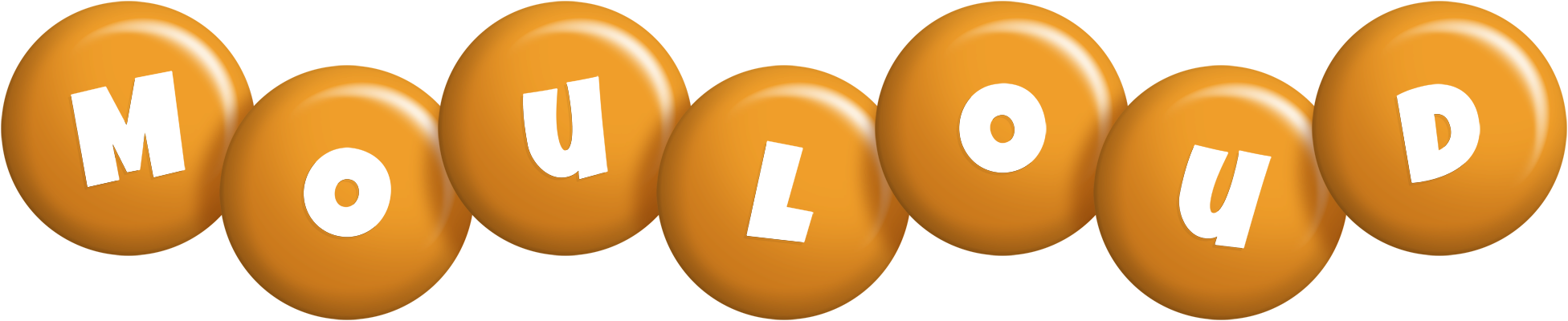 Mouloud candy-orange logo