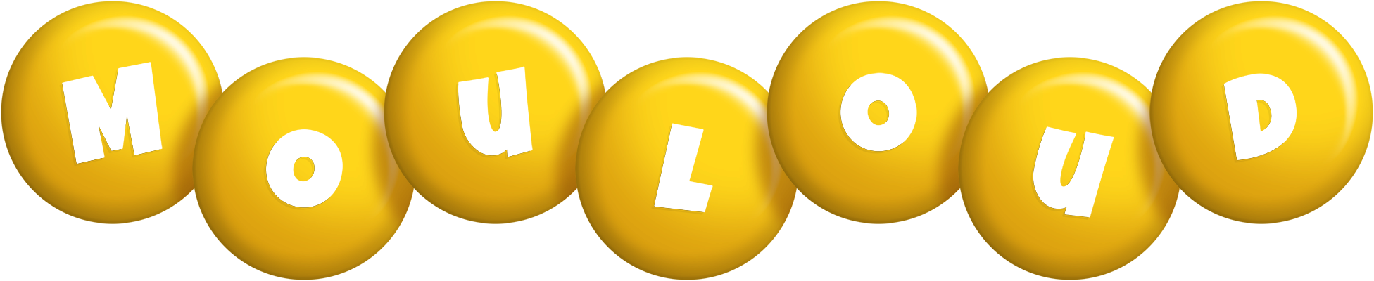 Mouloud candy-yellow logo