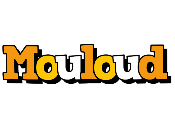 Mouloud cartoon logo