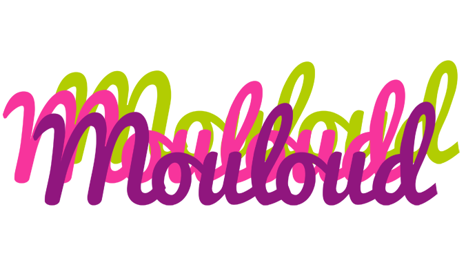 Mouloud flowers logo