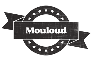 Mouloud grunge logo