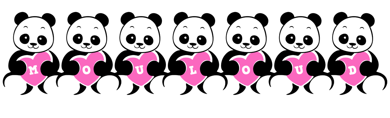 Mouloud love-panda logo
