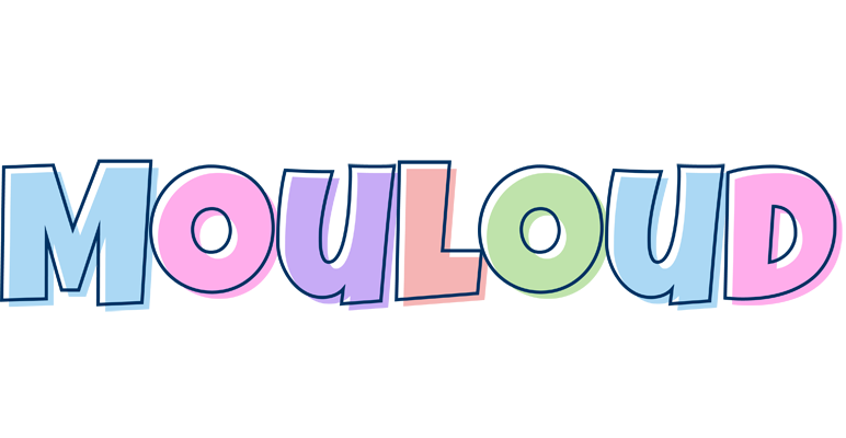 Mouloud pastel logo