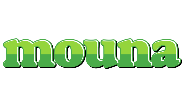 Mouna apple logo