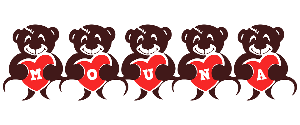 Mouna bear logo