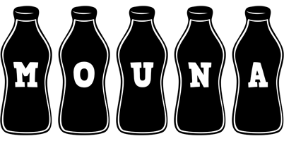 Mouna bottle logo