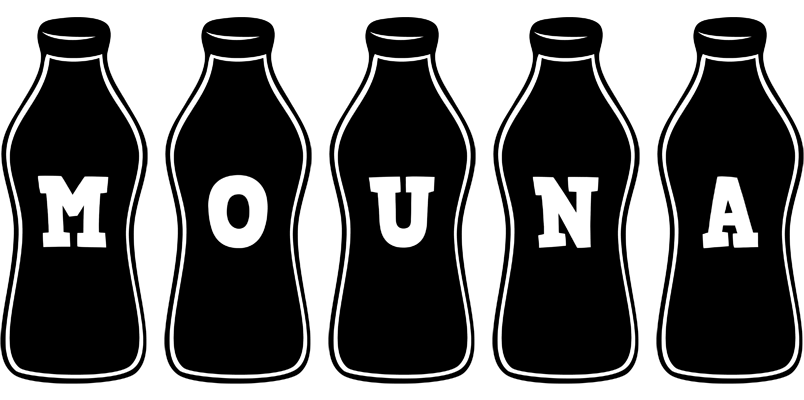 Mouna bottle logo