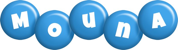 Mouna candy-blue logo