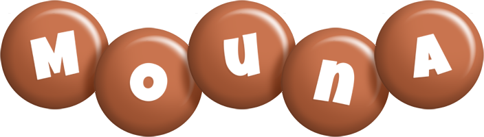 Mouna candy-brown logo