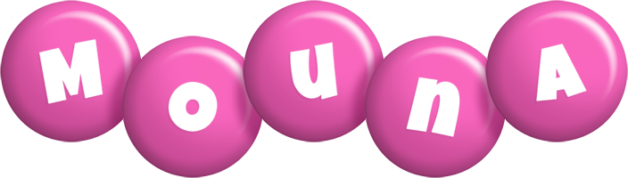 Mouna candy-pink logo
