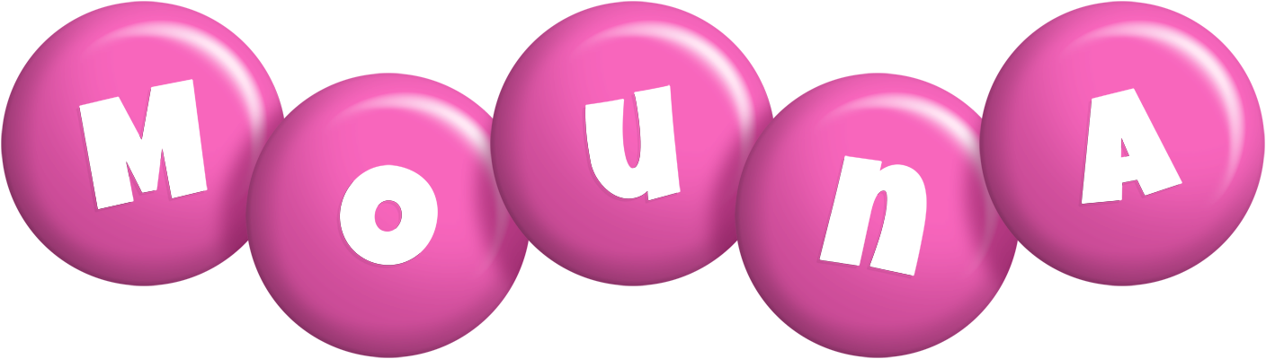 Mouna candy-pink logo