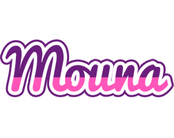 Mouna cheerful logo