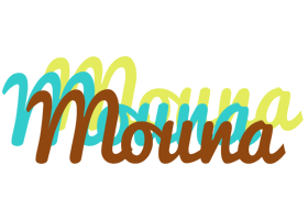 Mouna cupcake logo