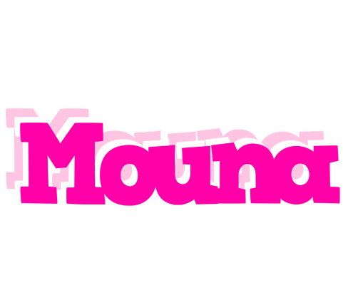 Mouna dancing logo