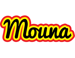 Mouna flaming logo