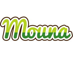 Mouna golfing logo