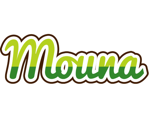 Mouna golfing logo