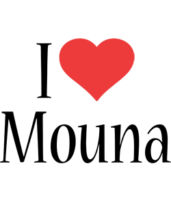 Mouna i-love logo