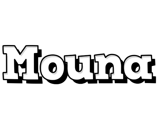 Mouna snowing logo