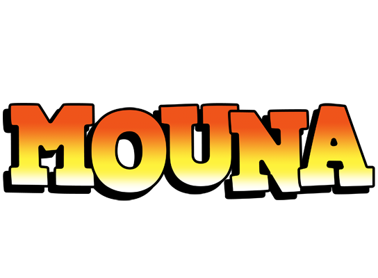 Mouna sunset logo