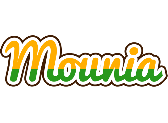 Mounia banana logo