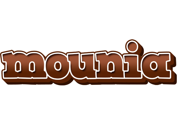 Mounia brownie logo