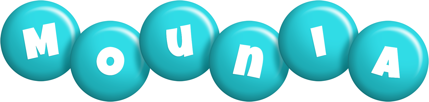 Mounia candy-azur logo