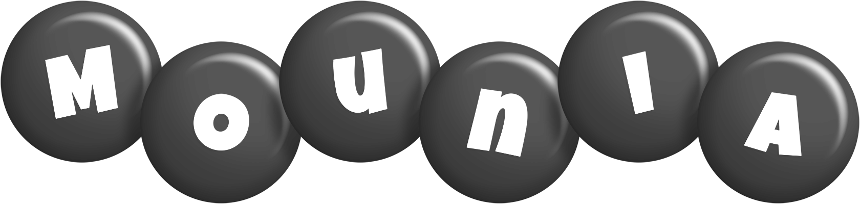Mounia candy-black logo