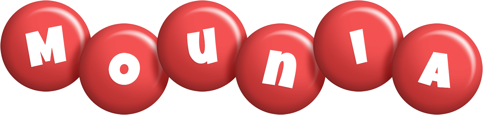 Mounia candy-red logo