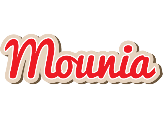 Mounia chocolate logo