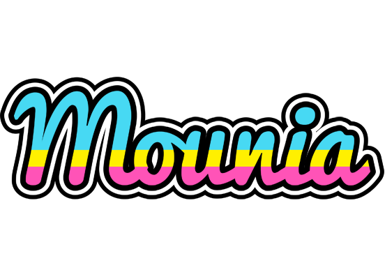 Mounia circus logo