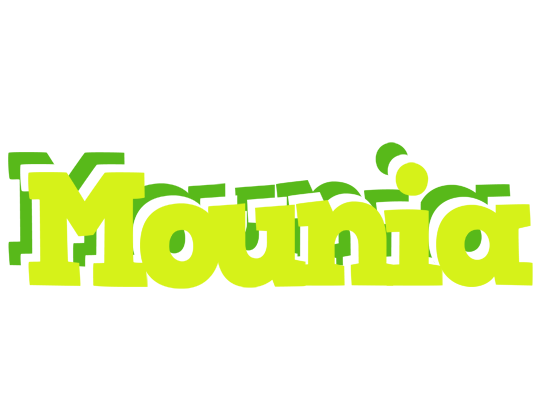 Mounia citrus logo