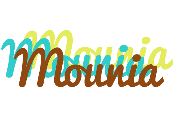 Mounia cupcake logo