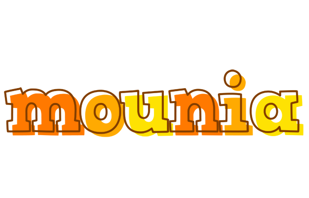 Mounia desert logo