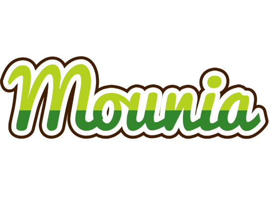 Mounia golfing logo