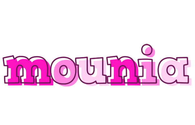 Mounia hello logo