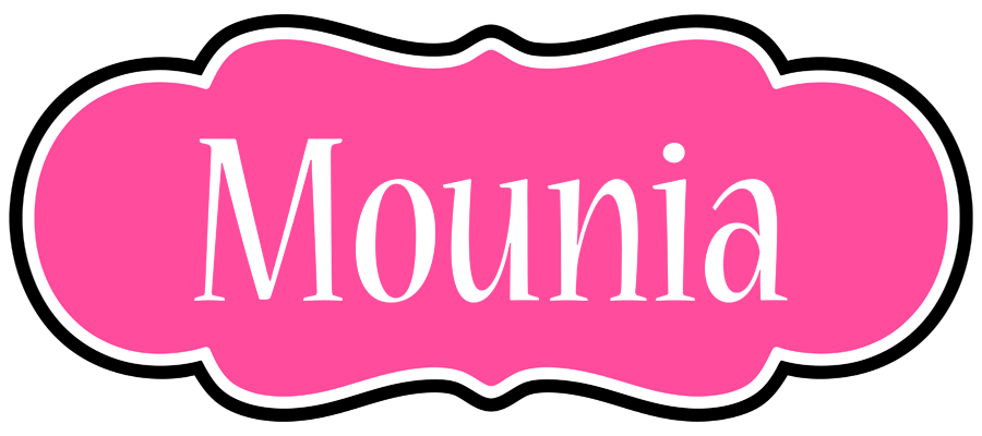 Mounia invitation logo
