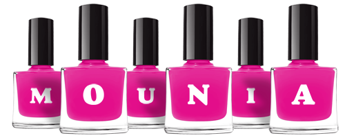 Mounia nails logo