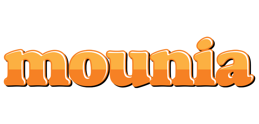 Mounia orange logo