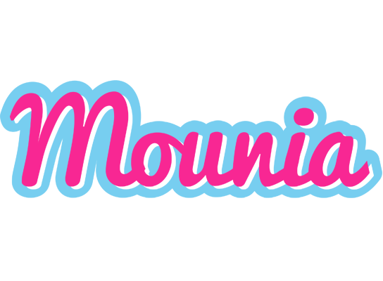 Mounia popstar logo