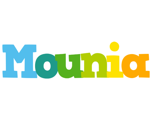 Mounia rainbows logo